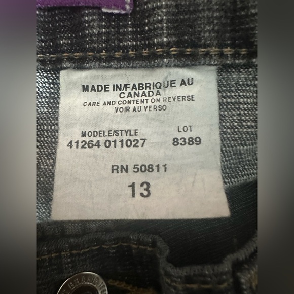 Anchor Blue Stretch Boot Cut Jeans size 13 - Picture 6 of 9